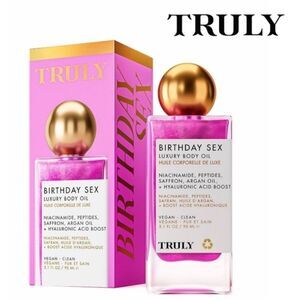 TRULY - NWT - Birthday Sex Luxury Body Oil. Full Size 3.1 fl. oz.